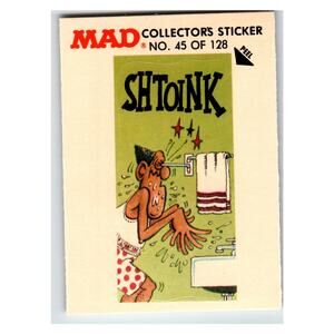 MAD Shtoink #45 of 128 1983 Fleer Collector's Sticker